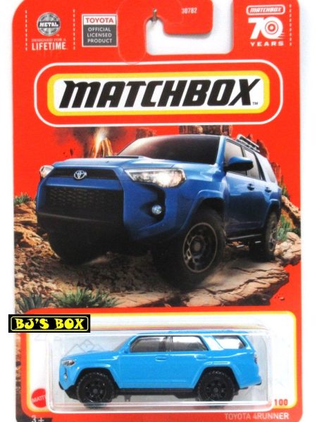 2023 Matchbox 70 Years TOYOTA 4RUNNER Blue 4dr 4×4 SUV 92/100 New